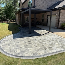 Custom-Paver-Patio-Installation-with-Pergola-in-Bishop-Ga 2
